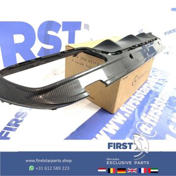 W205 C63S AMG DIFFUSER CARBON C KLASSE C63 ACHTERBUMPER DIFF beschikbaar voor biedingen