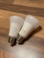 2 Philips Hue White Ambiance Lampen (E27), Huis en Inrichting, Lampen | Losse lampen, 30 tot 60 watt, Led-lamp, Gebruikt, E27 (groot)