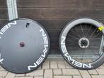 Newen advanced streem dichtwiel en hoog voorwiel, Overige merken, Gebruikt, Carbon, Ophalen of Verzenden
