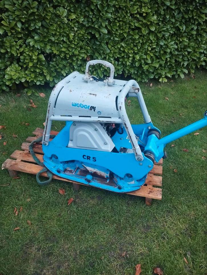 Trilplaat Weber cr 5 , verdichter Wacker bomag, Tuin en Terras, Zwembad-toebehoren, Ophalen of Verzenden