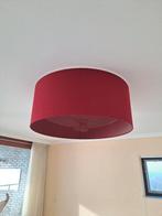 grote ronde rode lampenkap, Huis en Inrichting, Lampen | Lampenkappen, Ophalen, Gebruikt, 25 tot 50 cm, Rond