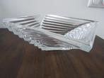 Vintage JG Durand Lood kristal Twisted Steps schaal, Antiek en Kunst, Ophalen of Verzenden