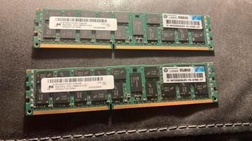2x RAM Geheugen – MT36KSF1G72PZ-1G4K1HE (8GB DDR3 ECC REG) beschikbaar voor biedingen