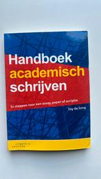 Joy de Jong - Handboek academisch schrijven, Ophalen of Verzenden