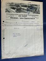 Oude factuur Veendaalsche Stoom-Sajet de Hoop 1917, Ophalen of Verzenden