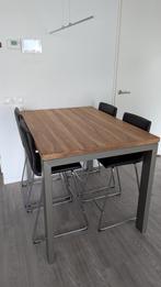 Xooon Puria met 4 stoelen, Ophalen, 100 tot 150 cm, 50 tot 100 cm, Zo goed als nieuw
