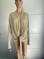 i376 Nieuw: The Barn: maat 42+44=L designer overslag-vest, Kleding | Dames, The Barn, Beige, Maat 42/44 (L), Nieuw