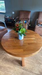 Salontafel van massief eikenhout- staat in Duiven, Huis en Inrichting, Tafels | Salontafels, Ophalen, Gebruikt, Klassiek, Minder dan 50 cm