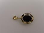 Gouden hanger met granaat                                G99, Gebruikt, Overige voorstellingen, ., Ophalen of Verzenden