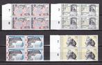 Nederland NVPH nr. 1133-1136 Postfris in blokken van vier, Verzenden, Na 1940, Postfris