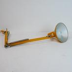 Vintage jaren 70 gele bureau/ architecten lamp., Ophalen of Verzenden, Gebruikt, Metaal, Vintage