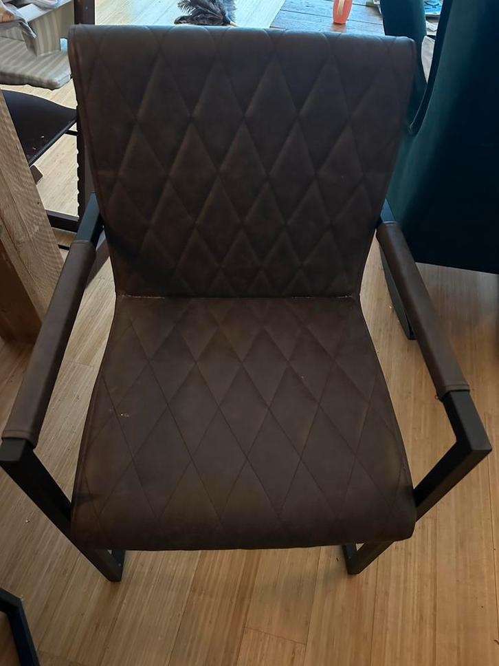 Eetkamerstoelen 6 stuks, Huis en Inrichting, Stoelen, Gebruikt, Vijf, Zes of meer stoelen, Overige kleuren, Ophalen