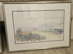 Aquarel met landschap Anton Maas (1 van set), Antiek en Kunst, Ophalen