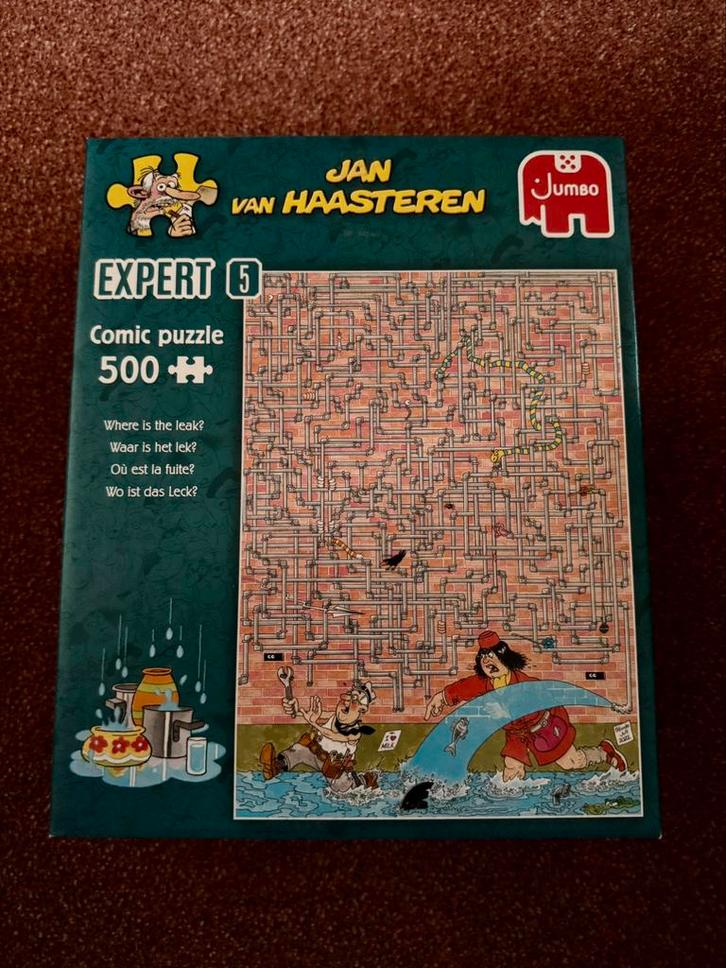 Jan van Haasteren puzzel Expert 5 500 stukjes, Hobby en Vrije tijd, Denksport en Puzzels, Zo goed als nieuw, Legpuzzel, 500 t/m 1500 stukjes