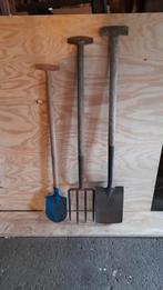 Tuinset: spade, vork en schep in goede staat, Tuin en Terras, Ophalen of Verzenden