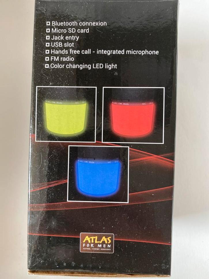 Draadloze FM Radio Speaker met LED, Audio, Tv en Foto, Radio's, Nieuw, Radio, Ophalen of Verzenden