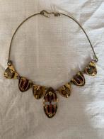 Messing sieraden, Sieraden, Tassen en Uiterlijk, Antieke sieraden, Ophalen of Verzenden, Overige materialen, Ketting