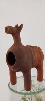 Poshina India ? votief aardewerk ritueel offer beeld paard, Antiek en Kunst, Ophalen of Verzenden