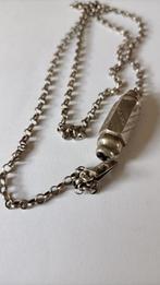 Oude antieke 8 jes jasseronketting met Slot, Verzenden, Overige materialen, Ketting