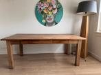 Stoere Teak Tafel 2x1m - Bureau/Paktafel, Ophalen, Teakhout, 50 tot 100 cm, Zo goed als nieuw