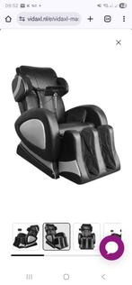 Massagestoel met Super Screen - Ontspanning gegarandeerd!, Gebruikt, Zwart, Ophalen of Verzenden, Leer
