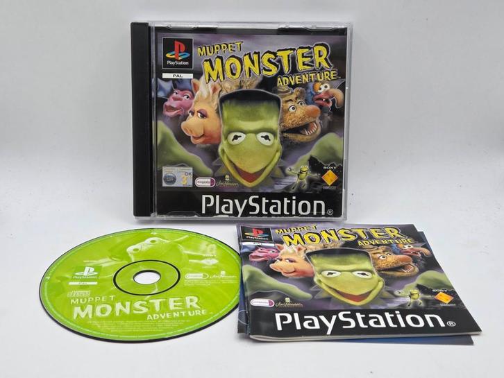 Muppet Monster Adventure - PS1, Spelcomputers en Games, Games | Sony PlayStation 1, Nieuw, Avontuur en Actie, 1 speler, Vanaf 3 jaar