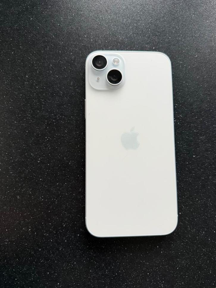iPhone 15 Plus 128GB Lichtblauw - Zo Goed Als Nieuw!, Telecommunicatie, Mobiele telefoons | Apple iPhone, Zo goed als nieuw, 128 GB