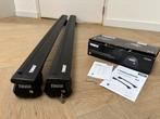 Thule WingBar Evo Raised Rail Zwart 127 cm Open Dakrails, Auto diversen, Dakdragers, Ophalen of Verzenden, Gebruikt