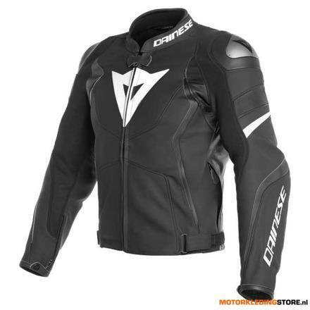 Dainese AVRO 4 LEATHER JACKET, Mat Zwart-Wit, Motoren, Kleding | Motorkleding, Nieuw met kaartje, Ophalen of Verzenden