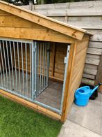 Nieuw hondenhok kennel binnen en buitenhok, Ophalen, Hondenkennel, 110 cm of meer, 100 cm of meer