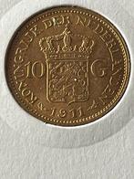 Gouden tientje 1911, Postzegels en Munten, Munten | Nederland, Goud, Koningin Wilhelmina, Overige waardes, Ophalen of Verzenden