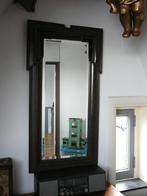 oude spiegel met facet randje, Antiek en Kunst, Rechthoekig, Ophalen