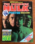 The Incredible HULK (Poster Magazine) 1978 Marvel Stan Lee, Ophalen of Verzenden, Zo goed als nieuw, Film, Poster