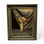 Jacobus Haver Droeze (1877-1965) - witte roos in vaas, Antiek en Kunst, Ophalen of Verzenden