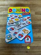 Domino junior in blik, Een of twee spelers, Ophalen of Verzenden, Zo goed als nieuw, Schmidt