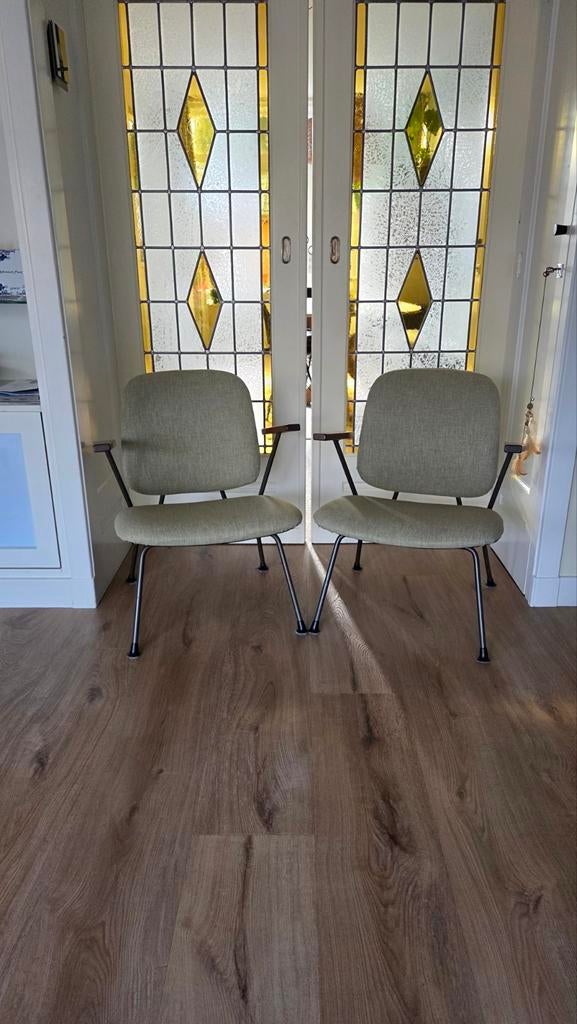 Gijs van der Sluis No. 12 Fauteuils Vintage - Set van 2, Gebruikt, Twee, Overige kleuren, Vintage