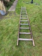 Decoratieve Houten Ladder, Doe-het-zelf en Verbouw, Ladders en Trappen, Ophalen, Gebruikt, Ladder, 2 tot 4 meter