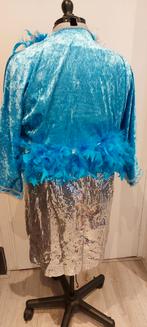 Jurk met bandjes en velours bolero maat 44/46, Maat 46/48 (XL) of groter, Ophalen of Verzenden, Kleding, Eigen creatie