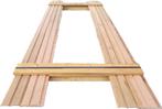 1.35 m2 Dubbel Rhombus profiel - hardhout - nr: HP55