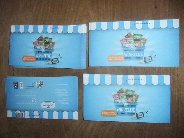 40 ONGEOPENDE PAKJES AH MINI'S WINKELTJE SAMEN €6!     OP=OP, Verzamelen, Supermarktacties, Albert Heijn, Ophalen