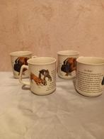 4 bekers met boxers, Ophalen of Verzenden, Zo goed als nieuw, Overige stijlen, Kop(pen) en/of Schotel(s)