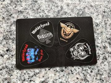 4 uitneembare plectrums van Motorhead beschikbaar voor biedingen