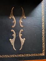 tk: 8 stuks Art Deco messing MEUBELBESLAG, Ophalen of Verzenden