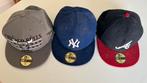 3 vintage New Era baseball caps, ongedragen, NY yankees, Ophalen of Verzenden, Zo goed als nieuw, 58 of 59 cm (L, 7¼ of ⅜ inch)