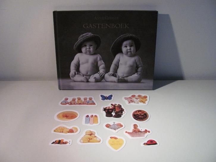 Anne Geddes gastenboek + baby stickers, Boeken, Overige Boeken, Nieuw, Ophalen of Verzenden