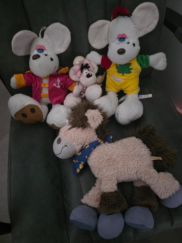 Diddl, Nici Diddl Galupy, Diddlina & Pimboli knuffels, Verzamelen, Diddl, Zo goed als nieuw, Knuffel, Ophalen of Verzenden