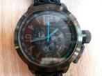 TW Steel TW905 horloge., Overige merken, Leer, Staal, Polshorloge