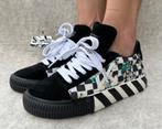 Off-White Low-top canvas sneakers maat 36, Off-White, Verzenden, Zwart, Sneakers of Gympen