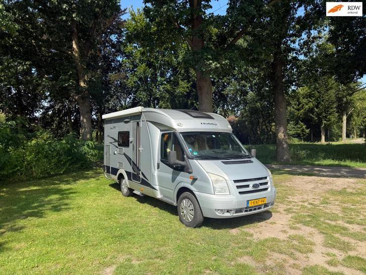 Hobby T 500 GFSC Camper, Caravans en Kamperen, Campers, Bedrijf, Half-integraal, Hobby, Diesel, Handgeschakeld, Airconditioning