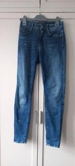 G-STAR JEANS Maat XS zgan, Kleding | Dames, Blauw, Ophalen of Verzenden, Zo goed als nieuw, W27 (confectie 34) of kleiner